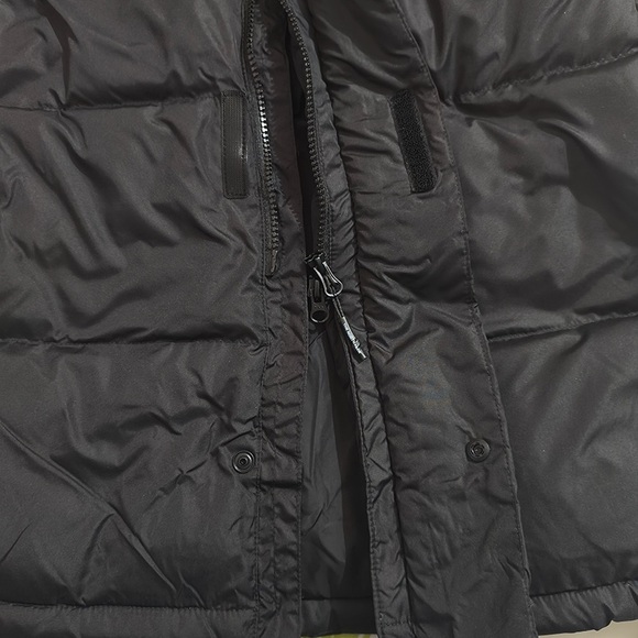 The North Face Black Long Hooded Down Jacket - Picture 6 of 11